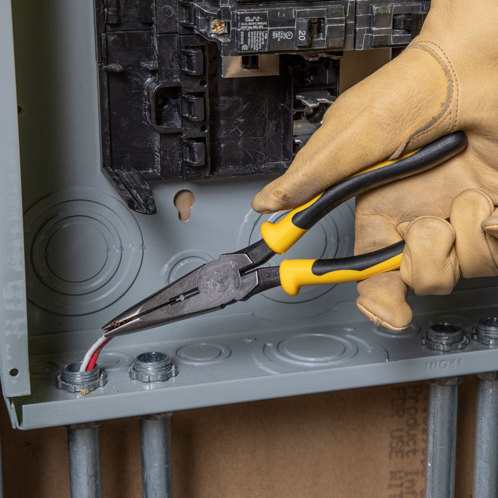 Pliers, Needle Nose Side Cutters with Stripping, 8-Inch | D203-8N - Cable Connection & Supply 
