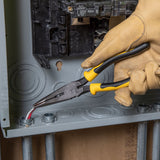 Pliers, Needle Nose Side Cutters with Stripping, 8-Inch | D203-8N - Cable Connection & Supply 