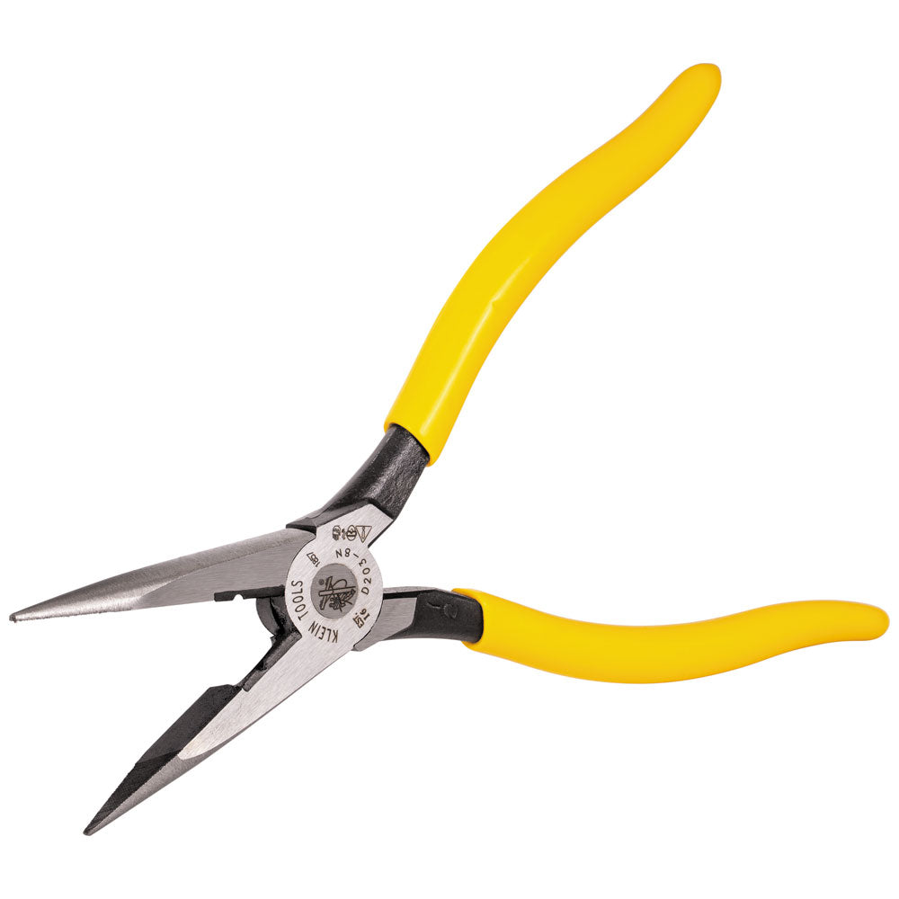 Pliers, Needle Nose Side Cutters with Stripping, 8-Inch | D203-8N