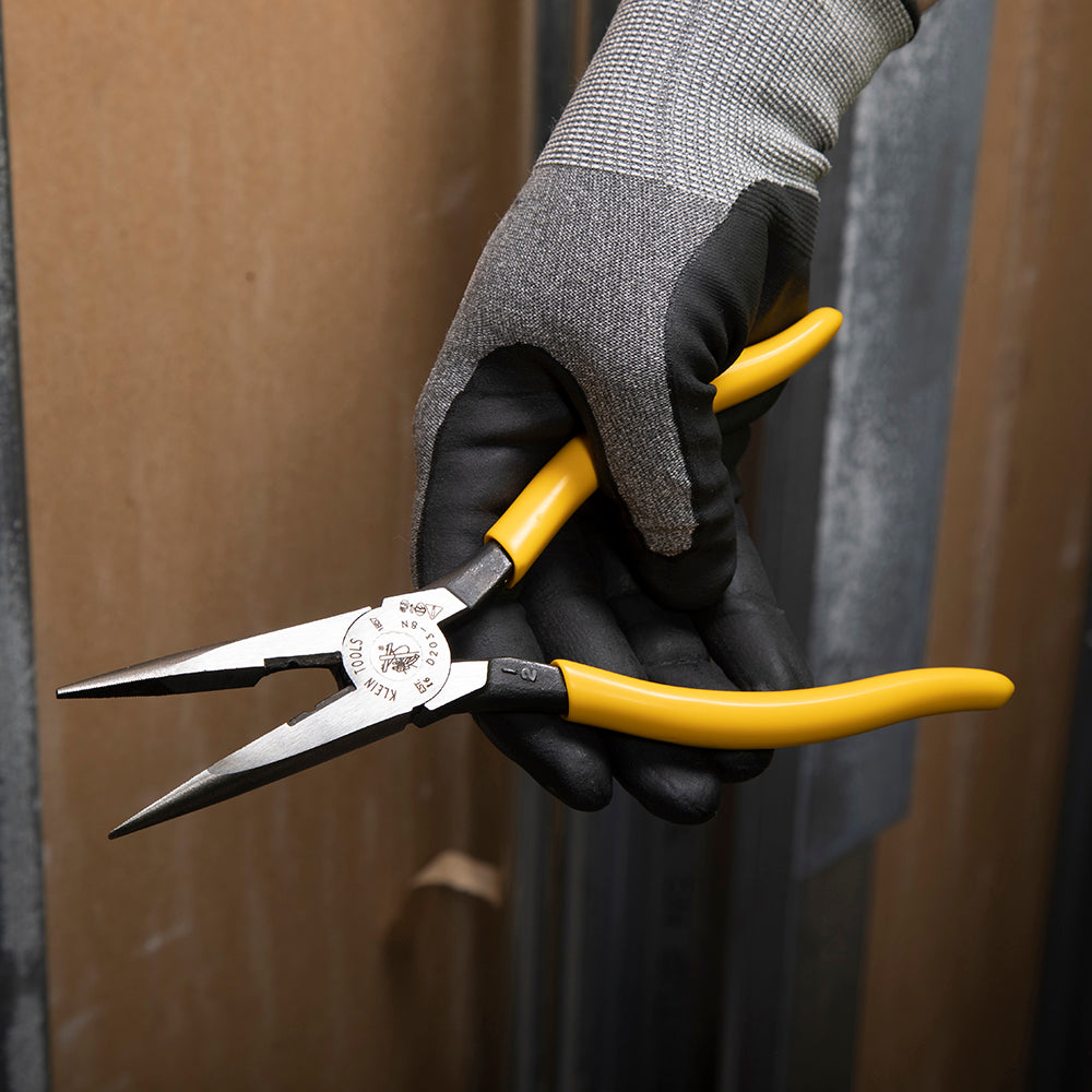 Pliers, Needle Nose Side Cutters with Stripping, 8-Inch | D203-8N - Cable Connection & Supply 