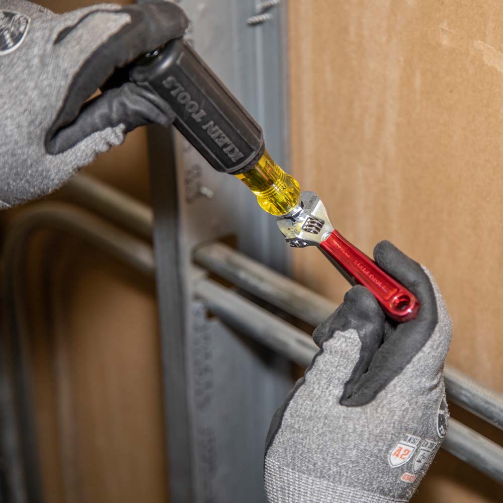 Adjustable Wrench, Plastic Dipped, 4-Inch | D506-4 - Cable Connection & Supply 