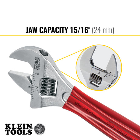 Adjustable Wrench Extra Capacity, 6-1/2-Inch | D507-6 - Cable Connection & Supply 