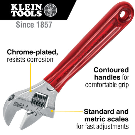 Adjustable Wrench Extra Capacity, 6-1/2-Inch | D507-6 - Cable Connection & Supply 