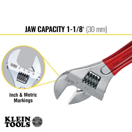 Adjustable Wrench, Extra Capacity 8-Inch | D507-8 - Cable Connection & Supply 