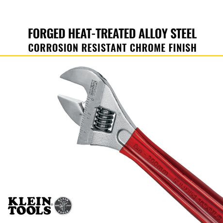 Adjustable Wrench, Extra Capacity 8-Inch | D507-8 - Cable Connection & Supply 