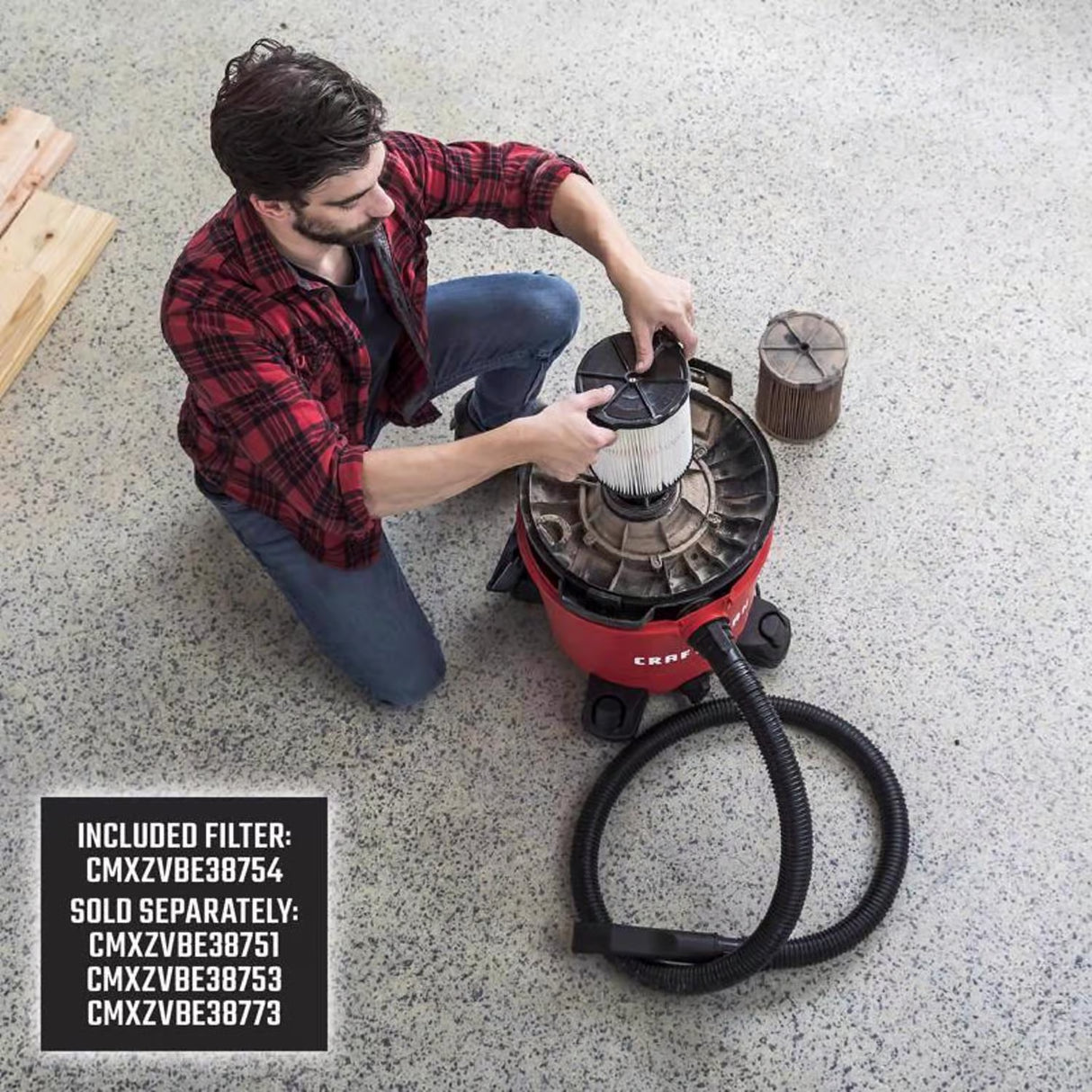Craftsman 9 gal. Corded Wet/Dry Vacuum 8.3 amps 120 V 4.25 HP | CMXEVBE17590 - Cable Connection & Supply 