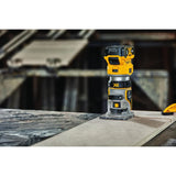 DEWALT 1/4-in Variable Speed Brushless Fixed Cordless Router (Tool Only) | DCW600B - Cable Connection & Supply 