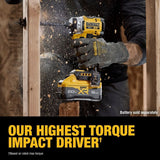 DEWALT 20V MAX XR 3-Speed 1/4 Inch High Torque Impact Driver (Tool Only) | DCF860B - Cable Connection & Supply 
