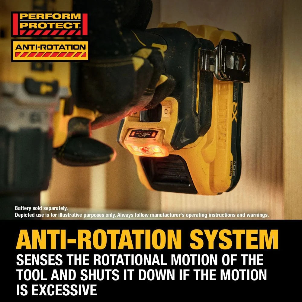 DEWALT 20V MAX XR Brushless Cordless 1/2 Inch Hammer (Tool-Only) | DCD806B - Cable Connection & Supply 