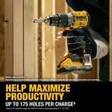 DEWALT 20V MAX XR Brushless Cordless 1/2 Inch Hammer (Tool-Only) | DCD806B - Cable Connection & Supply 