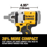 DEWALT ATOMIC 20V MAX 1/2in Impact Wrench Hog Ring Anvil (Tool Only) | DCF921B - Cable Connection & Supply 