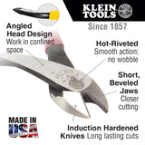 Diagonal Cutting Pliers, Angled Head, 8-Inch | D2000-48 - Cable Connection & Supply 