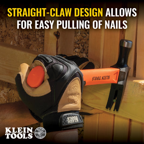 Straight-Claw Hammer, 16-Ounce, 13-Inch | H80816 - Cable Connection & Supply 