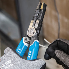 Klein-Kurve® Heavy-Duty Wire Stripper / Cutter / Crimper Multi Tool, 8-20 AWG | K12065CR - Cable Connection & Supply 