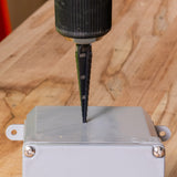 13-Step Drill Bit, 3/8-Inch Hex, Double Straight Flute, 1/8-Inch to 1/2-Inch | KTSB01 - Cable Connection & Supply 