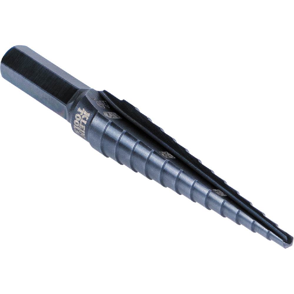 13-Step Drill Bit, 3/8-Inch Hex, Double Straight Flute, 1/8-Inch to 1/2-Inch | KTSB01