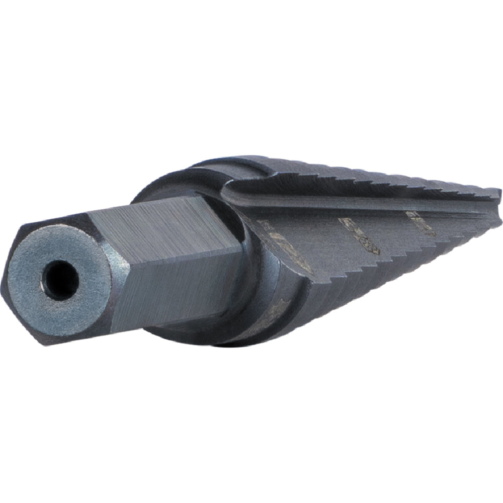 13-Step Drill Bit, 3/8-Inch Hex, Double Straight Flute, 1/8-Inch to 1/2-Inch | KTSB01 - Cable Connection & Supply 