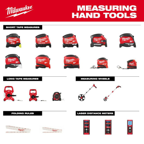 Milwaukee 25 Ft. Magnetic Tape Measure, 2 Pack | 48-22-1025MG - Cable Connection & Supply 