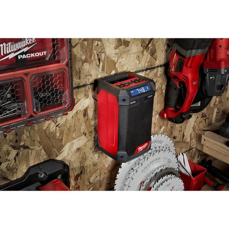 M12 12-Volt Lithium-Ion Cordless Bluetooth/AM/FM Jobsite Radio with Charger | 2951-20 - Cable Connection & Supply 