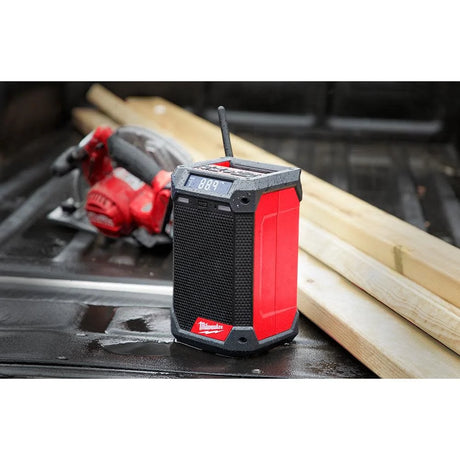 M12 12-Volt Lithium-Ion Cordless Bluetooth/AM/FM Jobsite Radio with Charger | 2951-20 - Cable Connection & Supply 