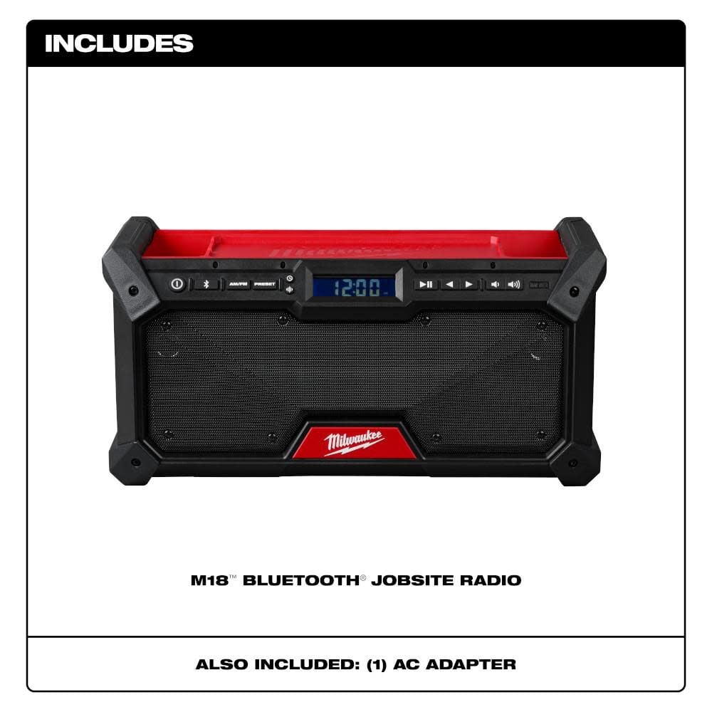M18 18V Lithium-Ion Cordless Jobsite Radio | 2952-20 - Cable Connection & Supply 