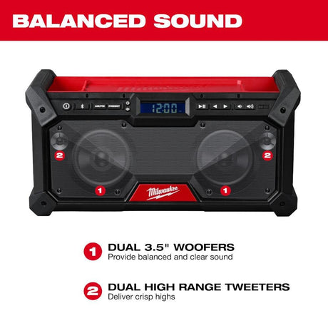 M18 18V Lithium-Ion Cordless Jobsite Radio | 2952-20 - Cable Connection & Supply 