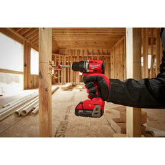 M18 18V Lithium-Ion Brushless Cordless 1/2 in. Compact Drill/Driver with One 2.0 Ah Battery, Charger and Tool Bag | 3601-21P - Cable Connection & Supply 