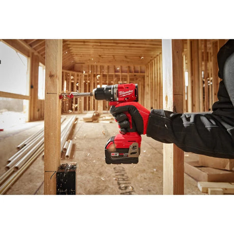 M18 18-Volt Lithium-Ion Brushless Cordless Compact Hammer Drill/Impact Combo Kit (2-Tool) with (2) Batteries, Bag | 3693-22CX - Cable Connection & Supply 