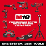 M18 18-Volt Lithium-Ion Brushless Cordless Compact Hammer Drill/Impact Combo Kit (2-Tool) with (2) Batteries, Bag | 3693-22CX - Cable Connection & Supply 