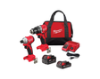 M18 18-Volt Lithium-Ion Brushless Cordless Compact Hammer Drill/Impact Combo Kit (2-Tool) with (2) Batteries, Bag | 3693-22CX - Cable Connection & Supply 