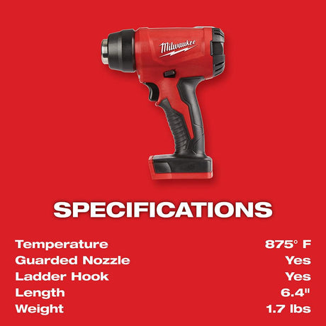 M18 18V Lithium-Ion Cordless Compact Heat Gun (Tool-Only) | 2688-20 - Cable Connection & Supply 