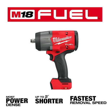 M18 FUEL 18V Lithium-Ion Brushless Cordless 1/2 in. Impact Wrench with Friction Ring (Tool-Only) | 2967-20 - Cable Connection & Supply 