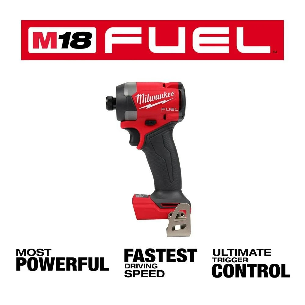 Milwaukee M18 FUEL 1/4inch Hex Impact Driver (Bare Tool) | 2953-20 - Cable Connection & Supply 