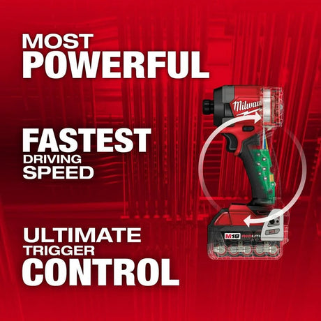 M18 FUEL 18V Lithium-Ion Brushless Cordless 1/4 in. Hex Impact Driver Kit with Two 5.0Ah Batteries Charger Hard Case | 2953-22 - Cable Connection & Supply 