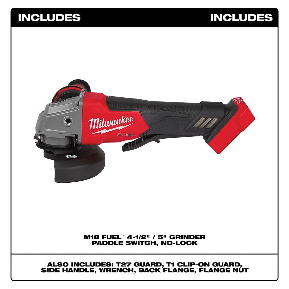 M18 FUEL 18V Lithium-Ion Brushless Cordless 4-1/2 in./5 in. Grinder w/Paddle Switch (Tool-Only) | 2880-20 - Cable Connection & Supply 