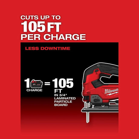 Milwaukee M18 FUEL D-handle Jig Saw (Bare Tool) | 2737-20 - Cable Connection & Supply 