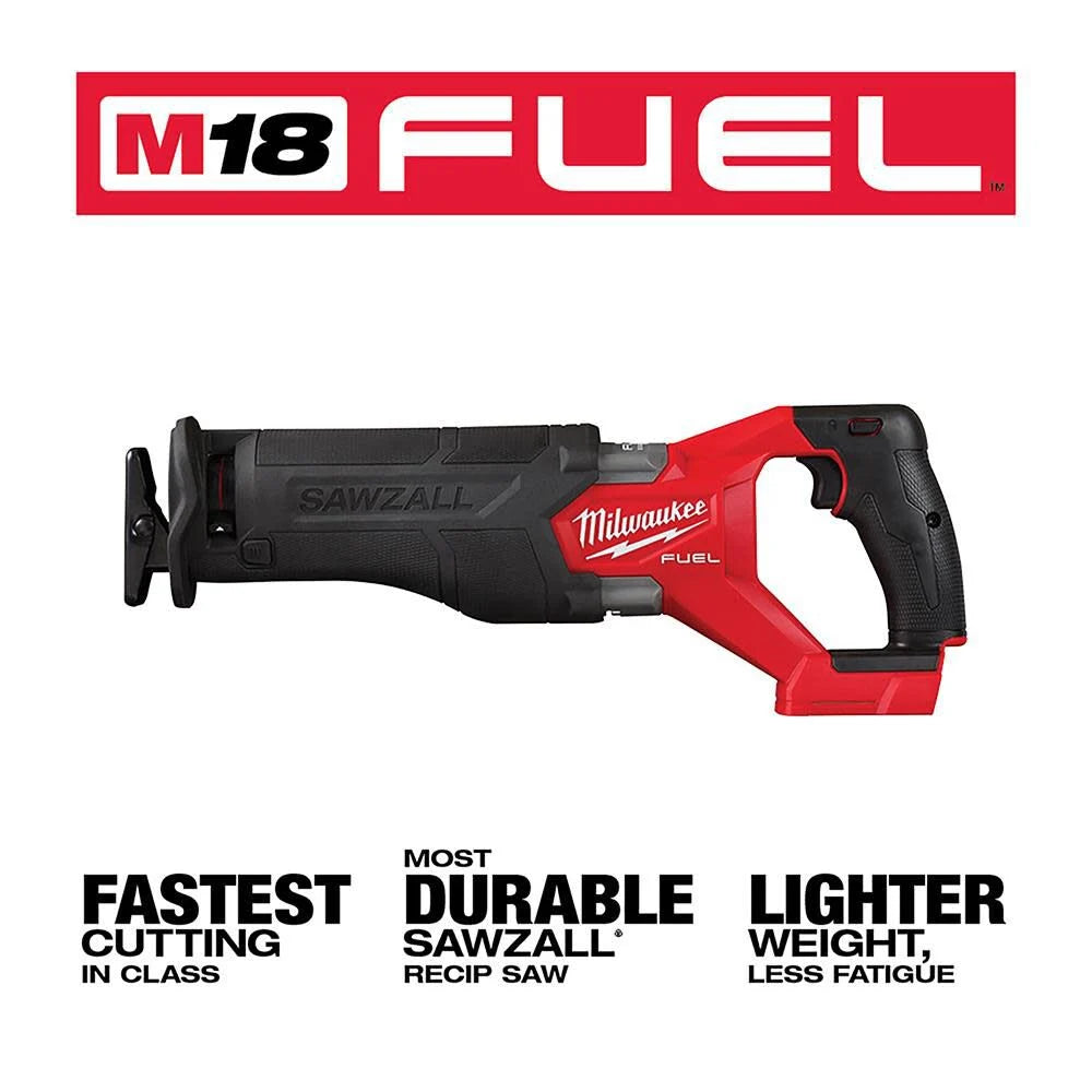 M18 FUEL GEN-2 18V Lithium-Ion Brushless Cordless SAWZALL Reciprocating Saw (Tool-Only) | 2821-20 - Cable Connection & Supply 