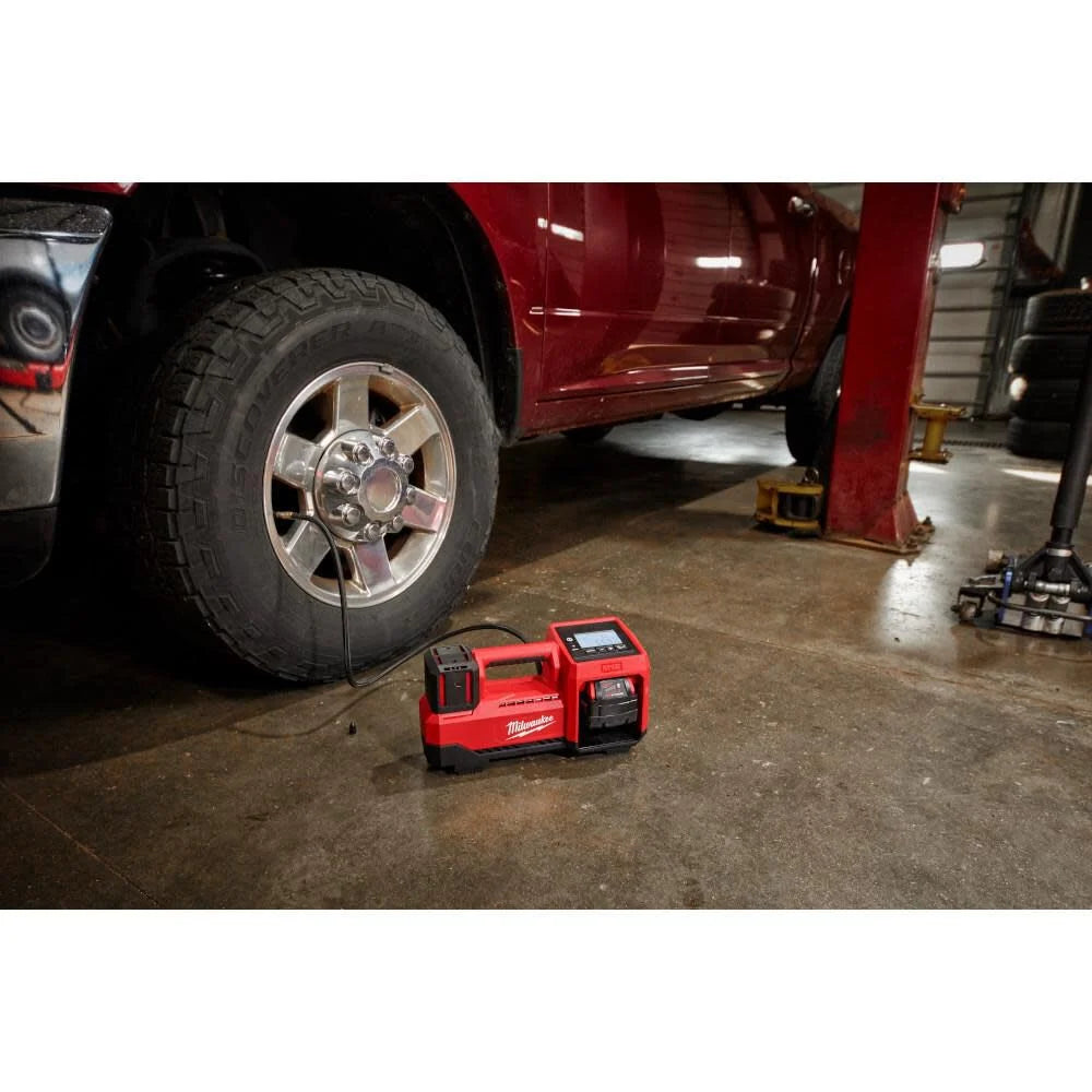 M18 18-Volt Lithium-Ion Cordless Electric Portable Inflator (Tool-Only) | 2848-20 - Cable Connection & Supply 