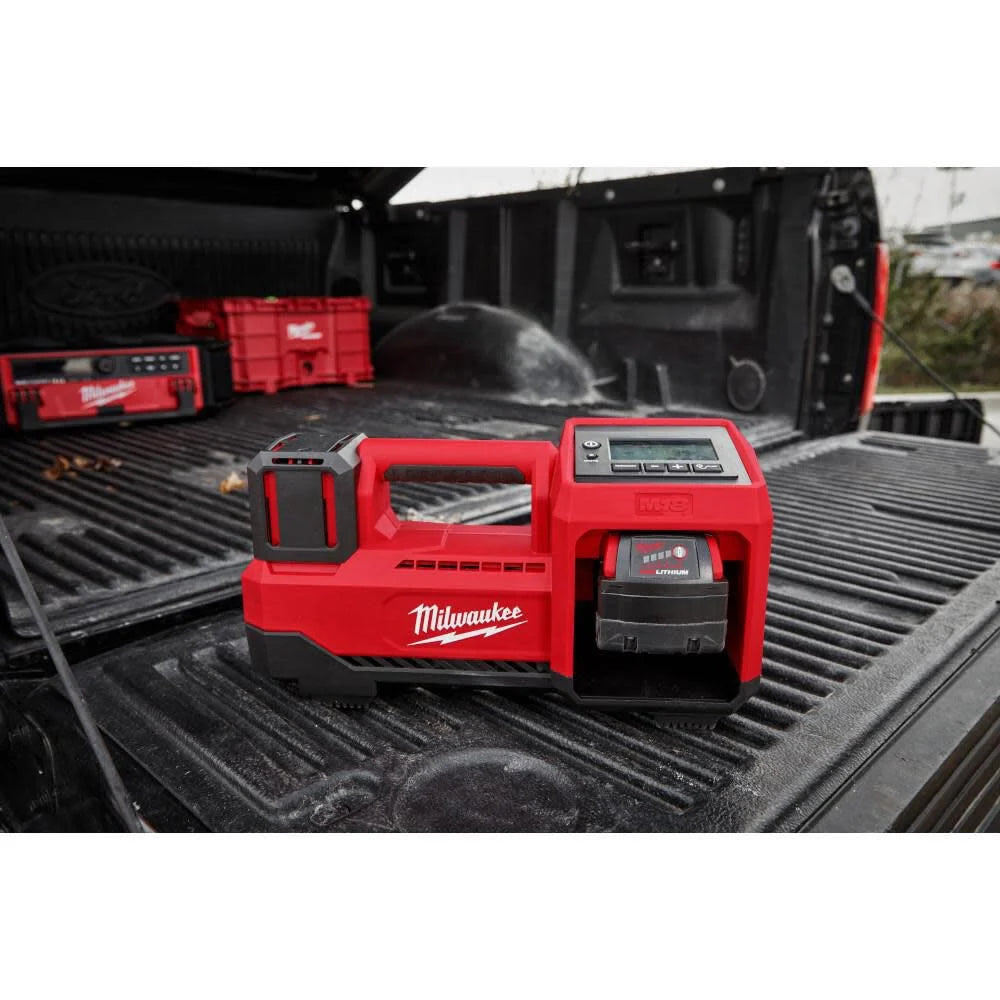 M18 18-Volt Lithium-Ion Cordless Electric Portable Inflator (Tool-Only) | 2848-20 - Cable Connection & Supply 