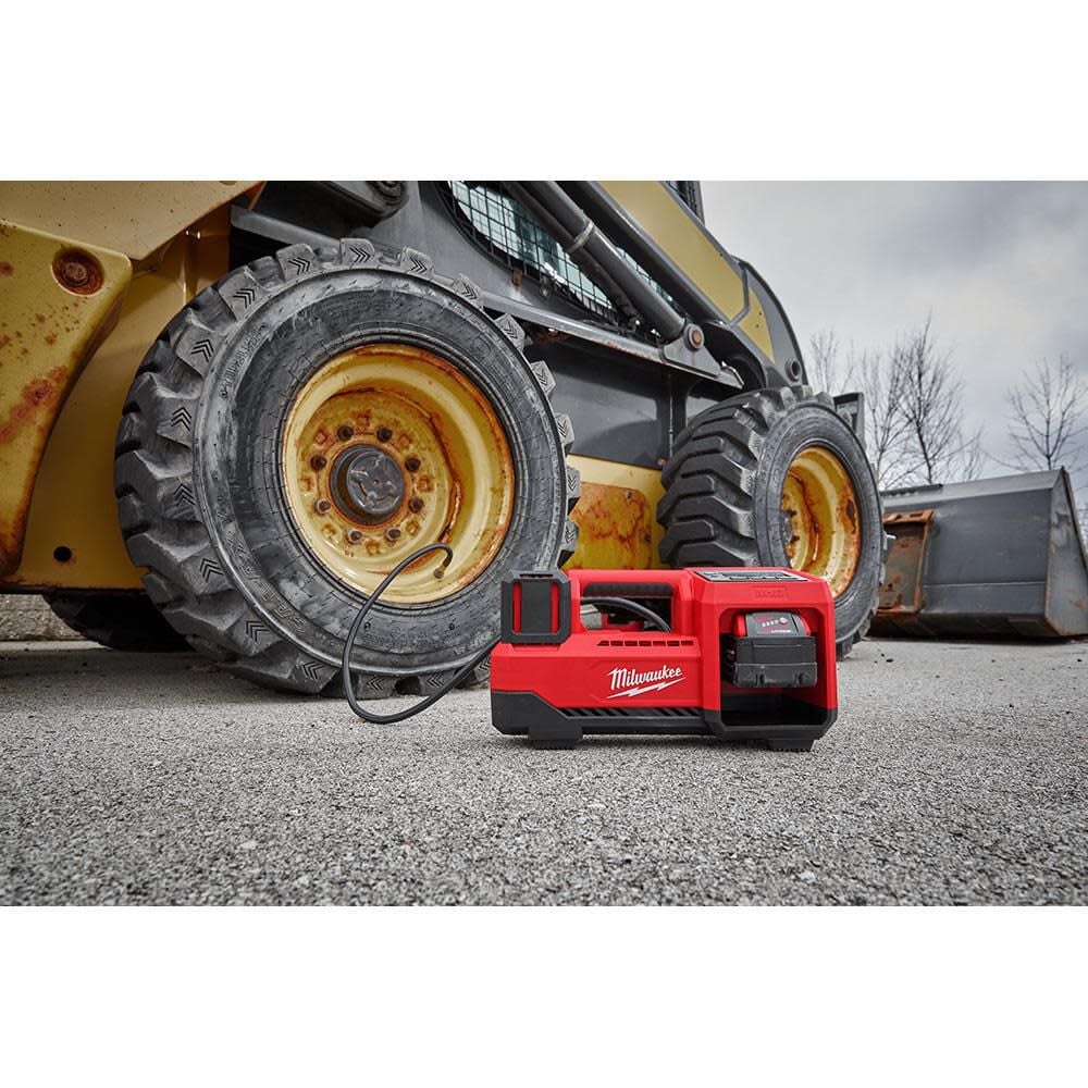 M18 18-Volt Lithium-Ion Cordless Electric Portable Inflator (Tool-Only) | 2848-20 - Cable Connection & Supply 