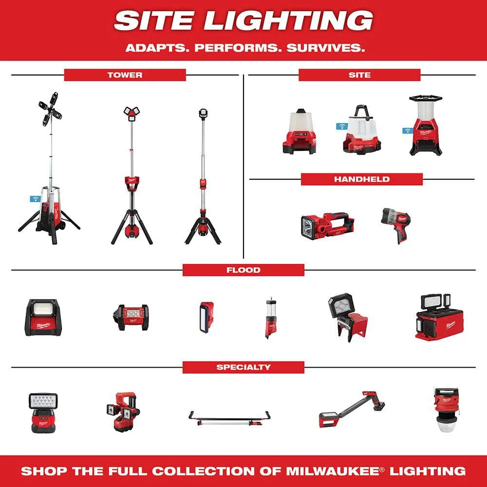 M18 ROVER 18-Volt Lithium-Ion Cordless 1500 Lumens LED Flood Light (Tool-Only) | 2361-20 - Cable Connection & Supply 