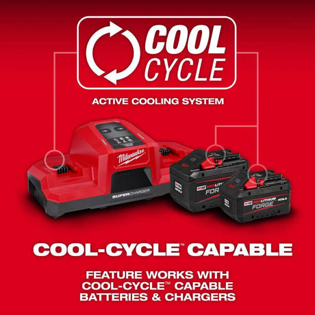 Milwaukee M18 REDLITHIUM FORGE XC8.0 Battery Pack | 48-11-1881 - Cable Connection & Supply 