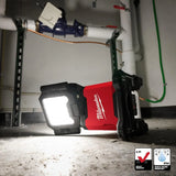 Milwaukee M18 ROVER Dual Power Triple-Panel Flood & Area Light (Bare Tool) | 2368-20 - Cable Connection & Supply 