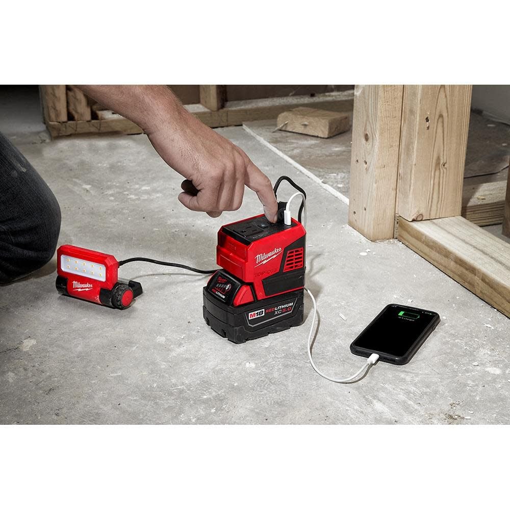 M18 18-Volt Lithium-Ion TOP-OFF 175-Watt Powered Compact Inverter for M18 Batteries (Tool-Only) | 2846-20