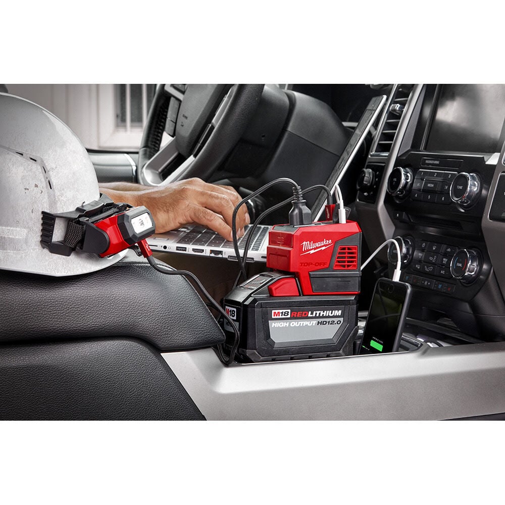 M18 18-Volt Lithium-Ion TOP-OFF 175-Watt Powered Compact Inverter for M18 Batteries (Tool-Only) | 2846-20