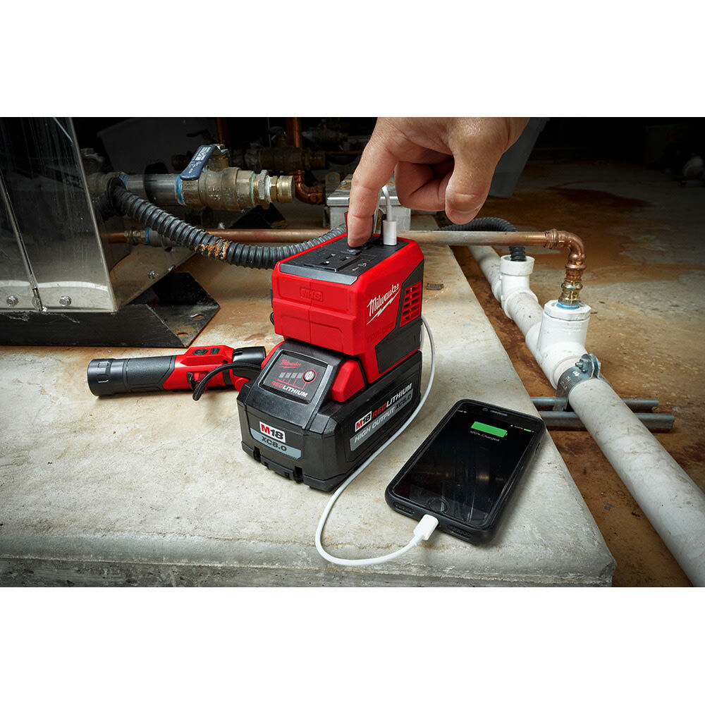 M18 18-Volt Lithium-Ion TOP-OFF 175-Watt Powered Compact Inverter for M18 Batteries (Tool-Only) | 2846-20
