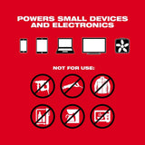 M18 18-Volt Lithium-Ion TOP-OFF 175-Watt Powered Compact Inverter for M18 Batteries (Tool-Only) | 2846-20 - Cable Connection & Supply 