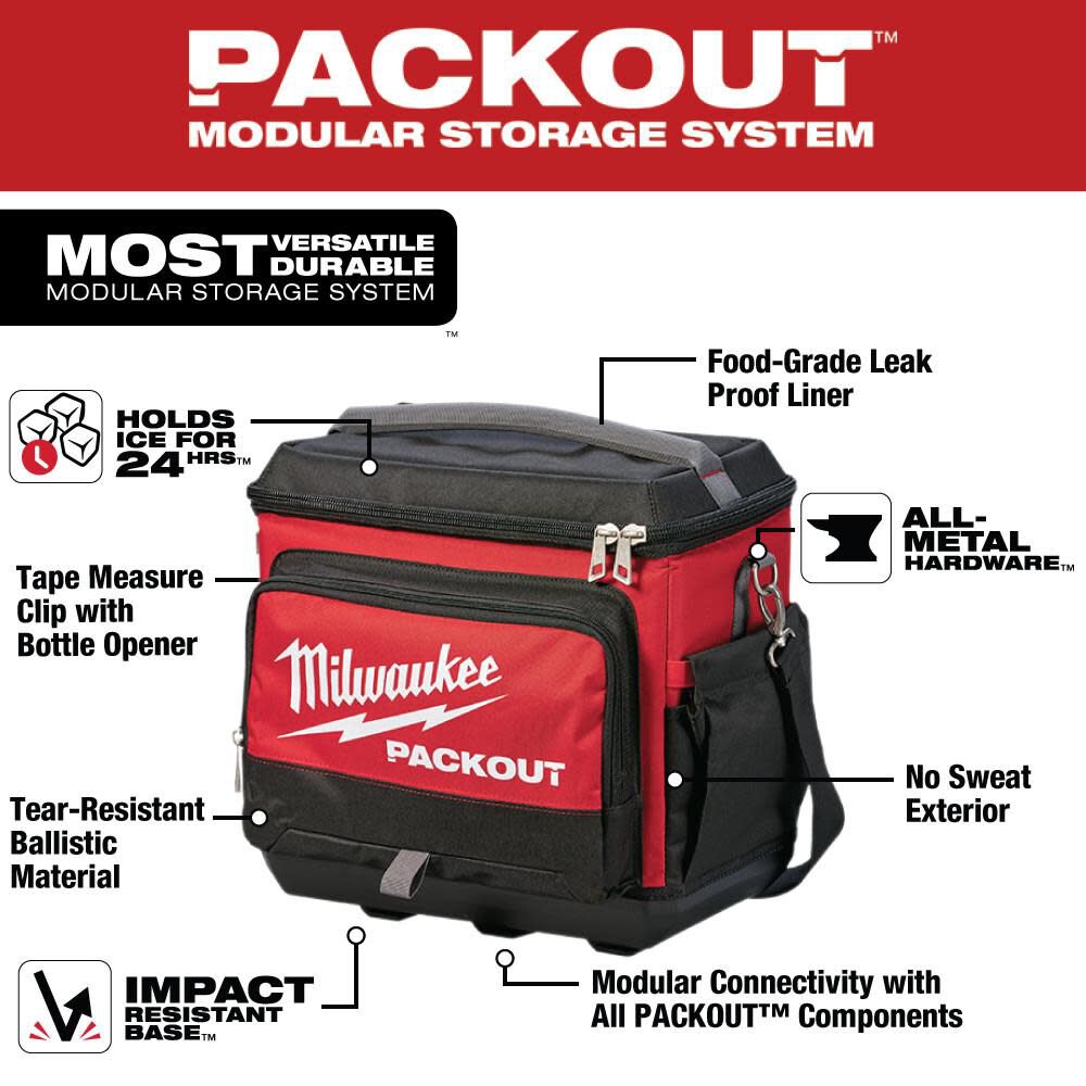 15.75 in. PACKOUT Cooler Bag |	48-22-8302 - Cable Connection & Supply 