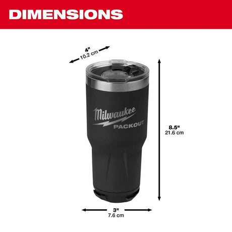 PACKOUT 30 oz. Tumbler | 48-22-8393 - Cable Connection & Supply 