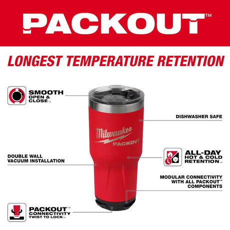 PACKOUT 30 oz. Tumbler | 48-22-8393 - Cable Connection & Supply 